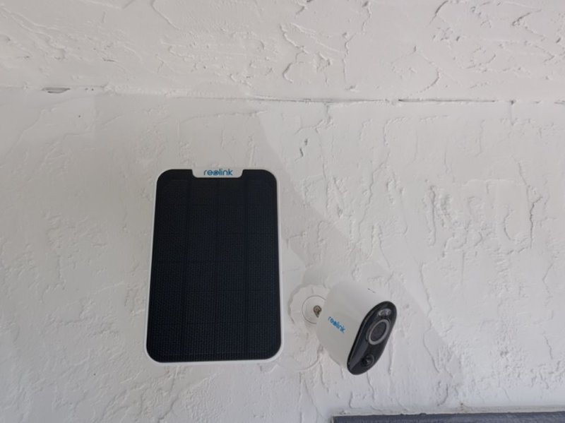 Security Camera with Solar Panel