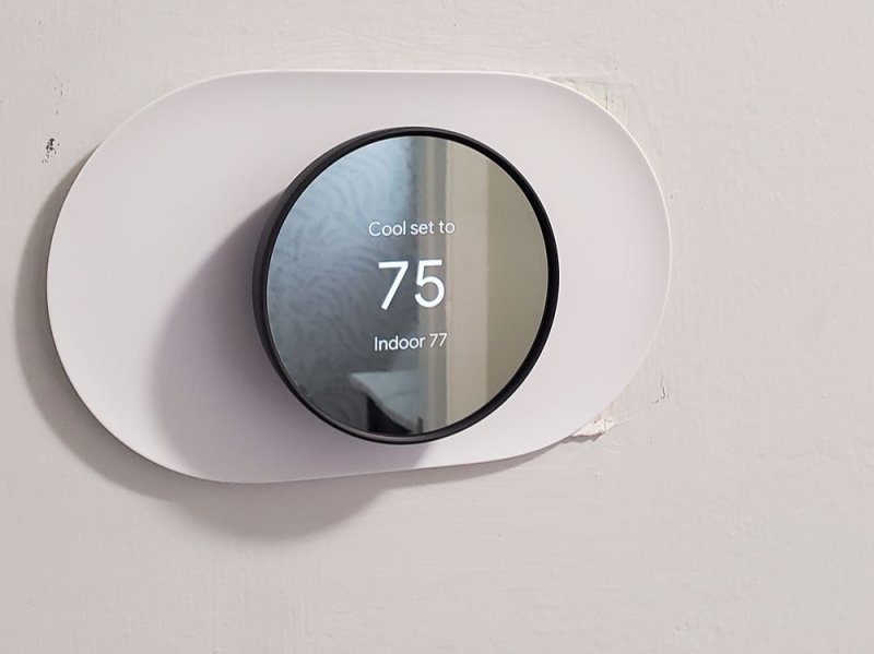 Smart Home AC Thermostat Google