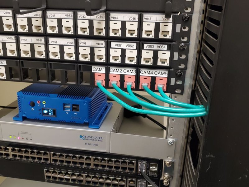 Network Cabling Labeled Patch Panel