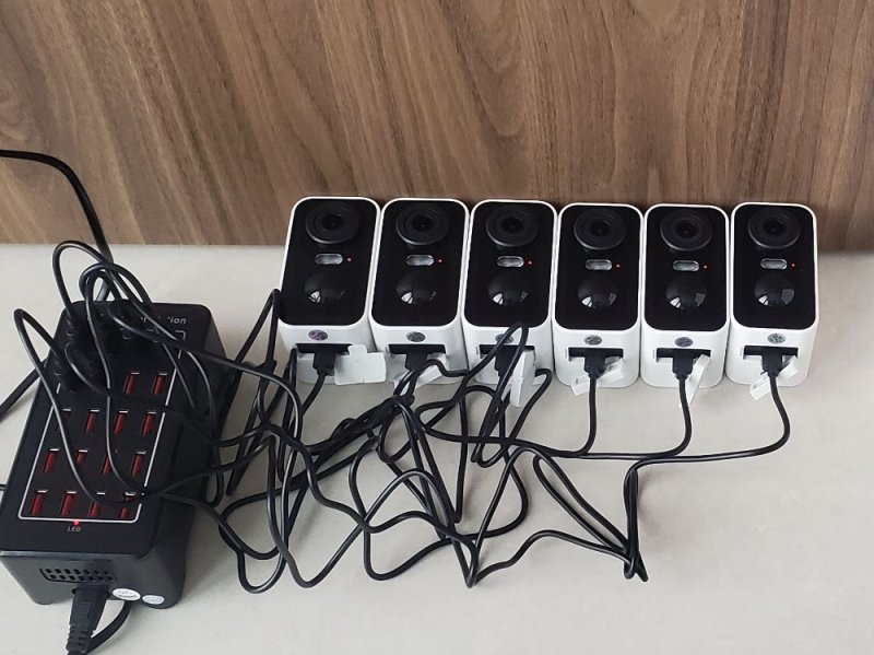 Charging Battery Operated Security Cameras