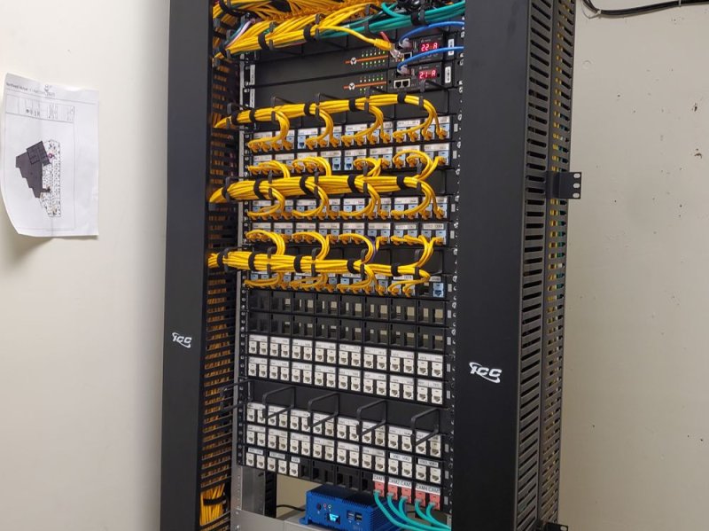 Low Voltage Standing Network Rack