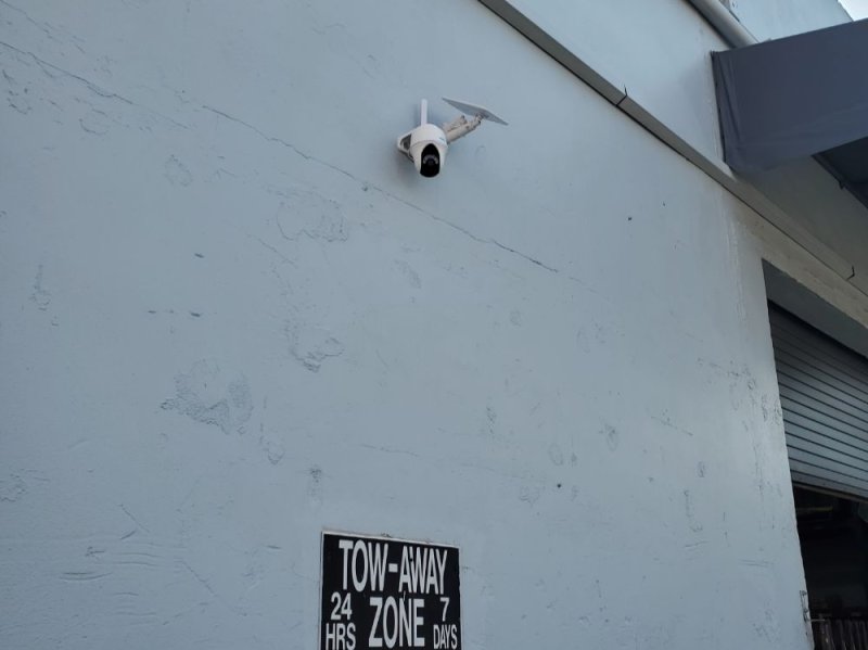 Security Camera on a Parking Lot